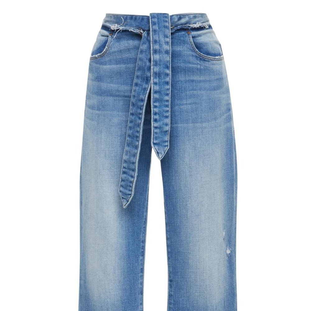 Frame Denim Blue Straight Leg Jeans